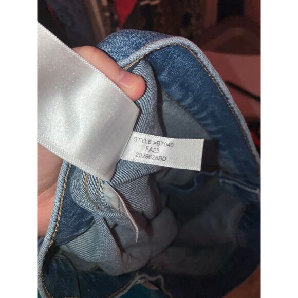 NWT J.Crew Factory Straight Leg Jeans Size 32 Petite Blue Denim - Picture 6 of 6